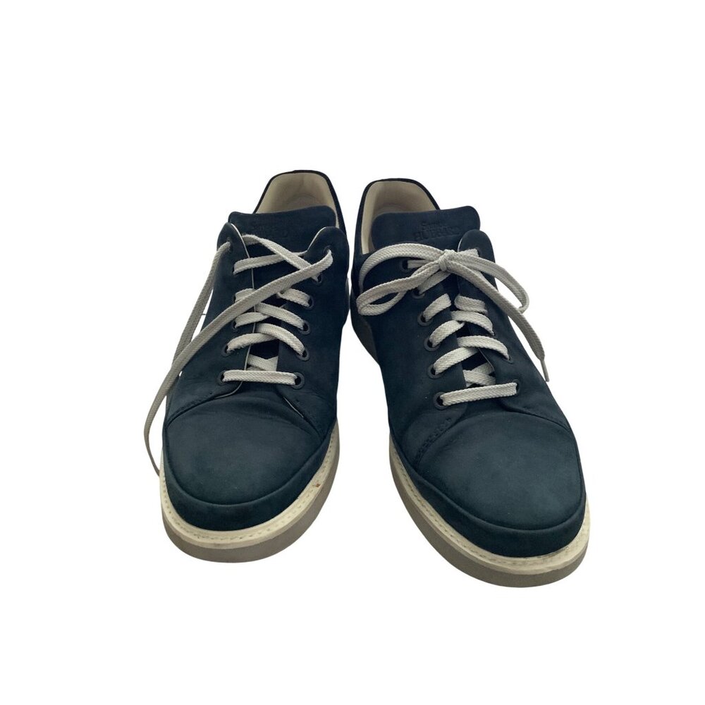 Samuel Hubbard Mens Navy Blue suede Lace-Up boot EU 42 US 8.5 Casual boots